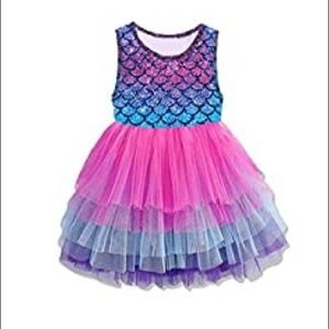 Little girls mermaid dress
